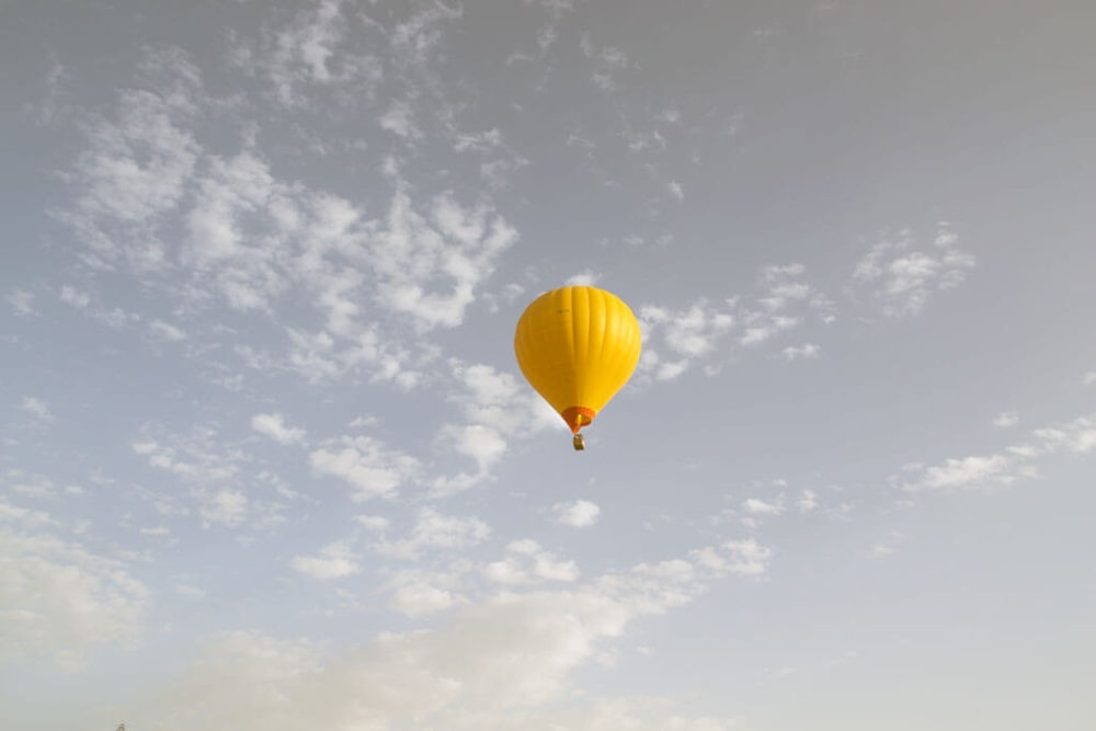 Ballonfahrt bei Marrakesch