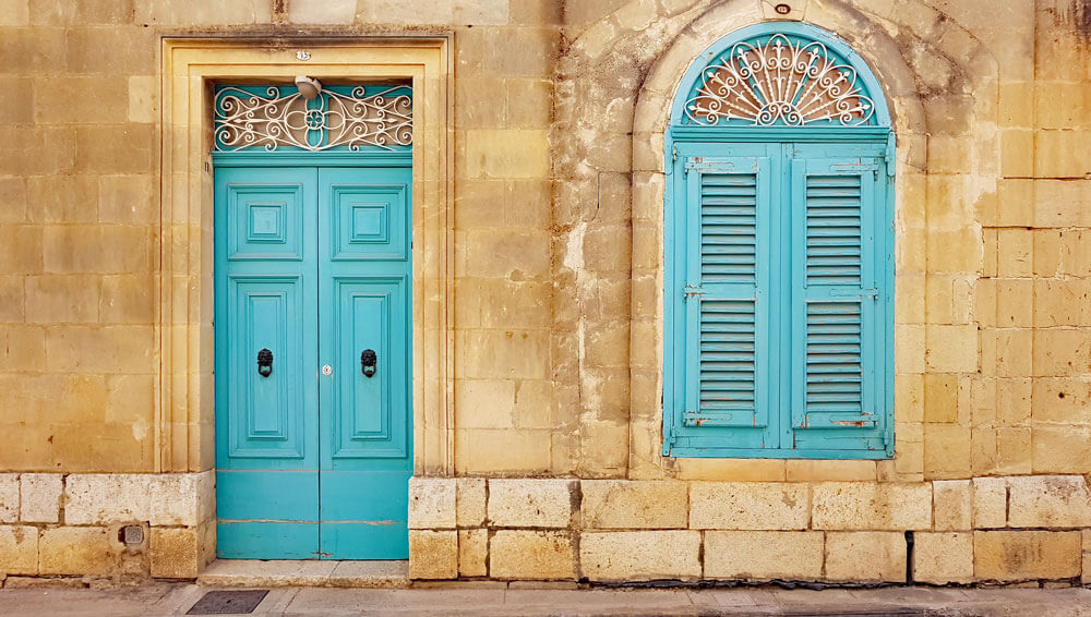 Türen und Fenster auf Malta
